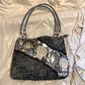 Mother of Pearl and Sea Shell Shoulder Bag